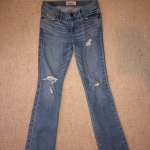 Abercrombie low-rise skinny jeans